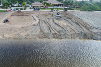 Golf course construction, Florida