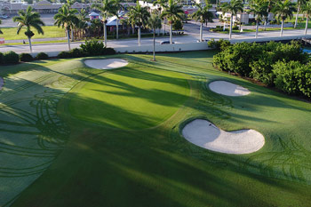 Golf course construction, Florida