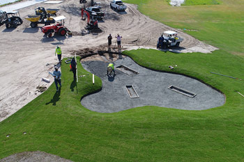 Golf course construction, Florida