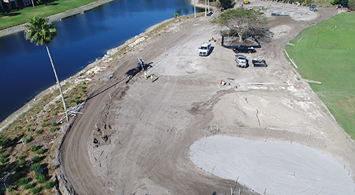 Golf course construction and renovation in southwest Florida